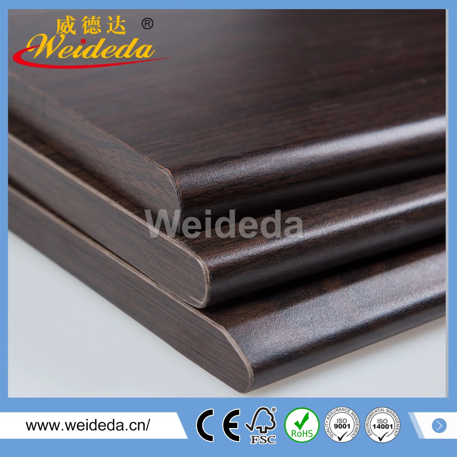 0.5-0.7mm Wood Grain Formica Board