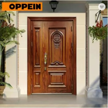 Oppein Guangzhou Factory Double-Layer Steel Security Exterior Doors