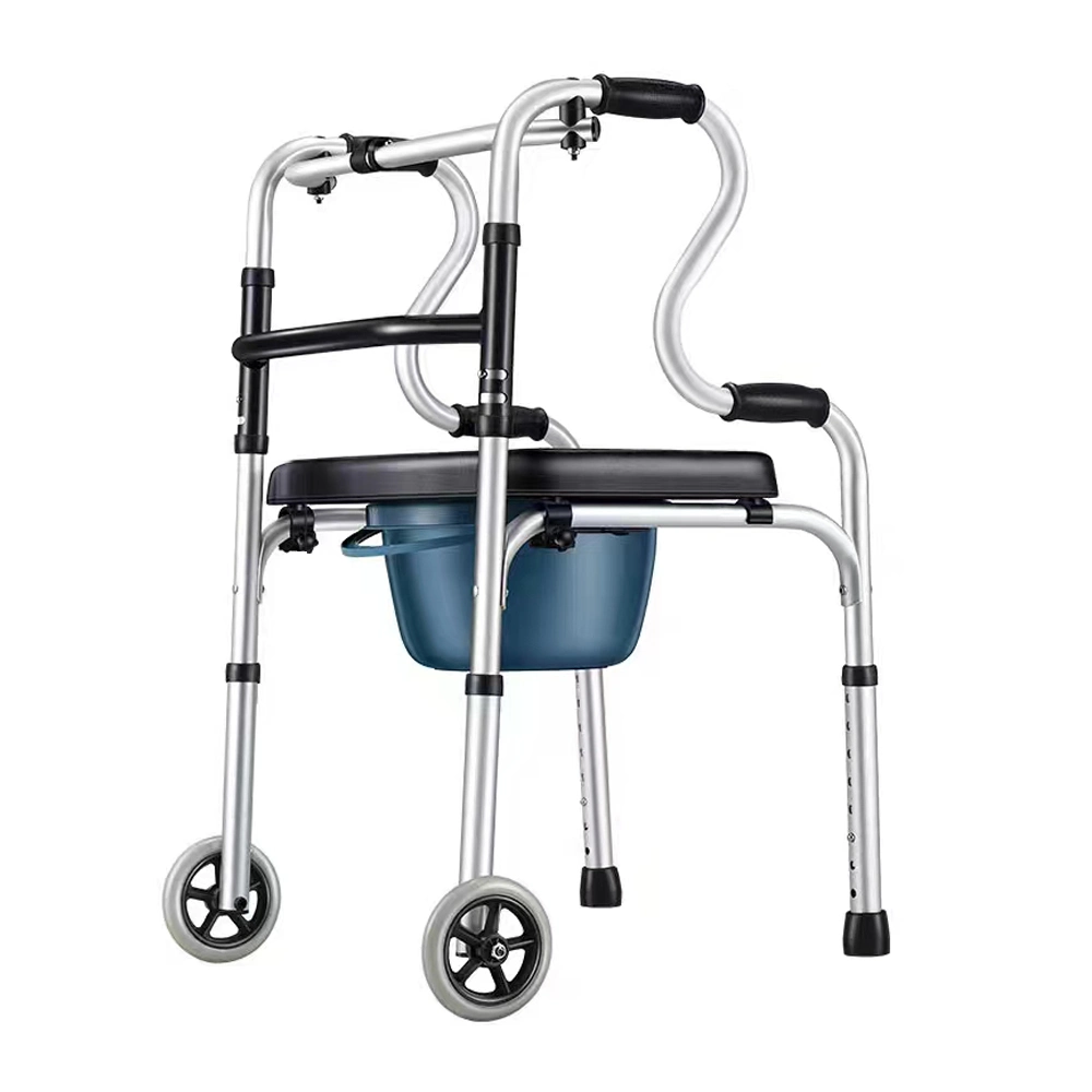 Gehhilfen für Erwachsene Rahmen Walker Krücken Rollator Walker Canes Unterarmkrücken Aluminiumkrücken