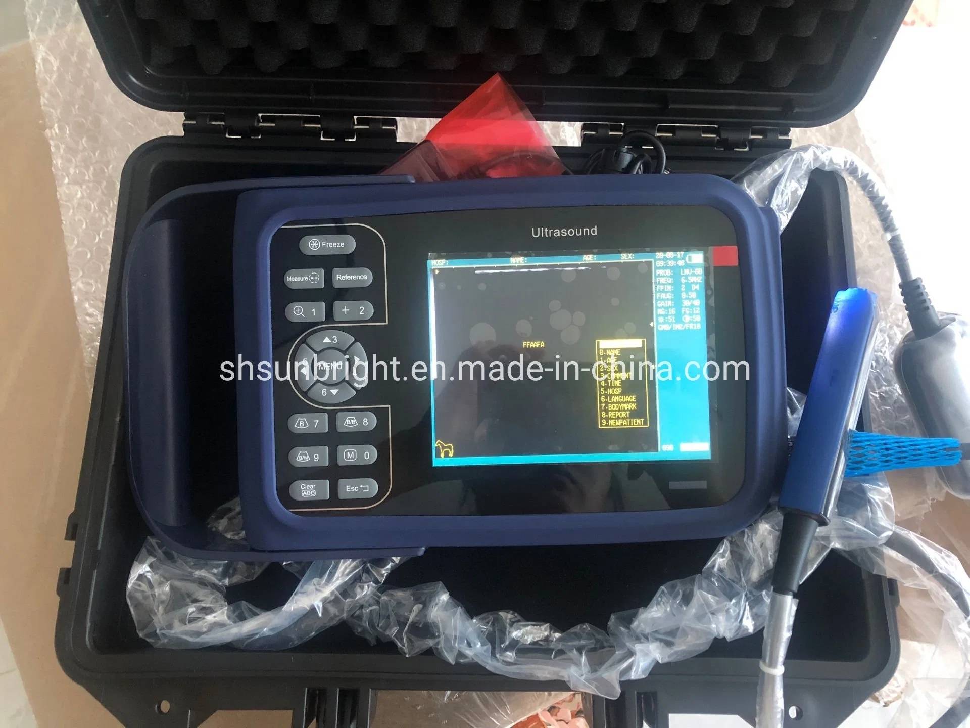 Handheld Vet Ultrasound Palm Size Ultrasound Machine Animal Device