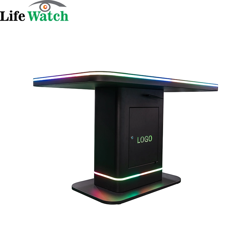 49-Multi Touch Screen Table Interactive Smart Coffee Table Information Display for Family Entertainment