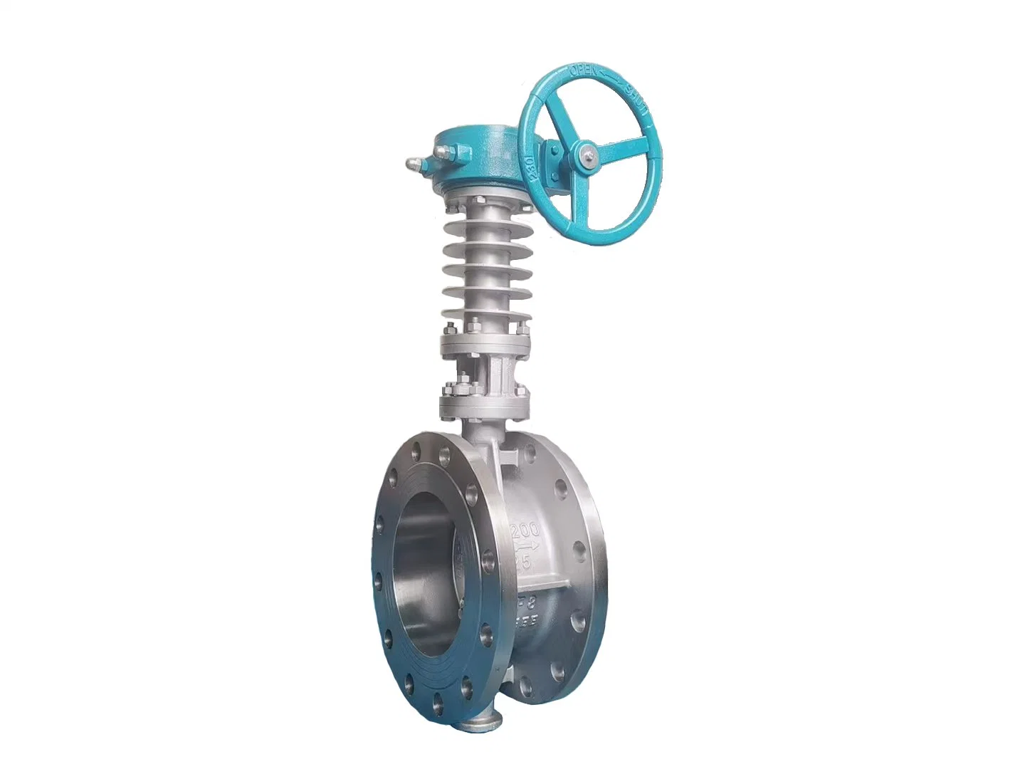 D373W-16p DN150 SS304 High Performance Butterfly Valve Extended Stem