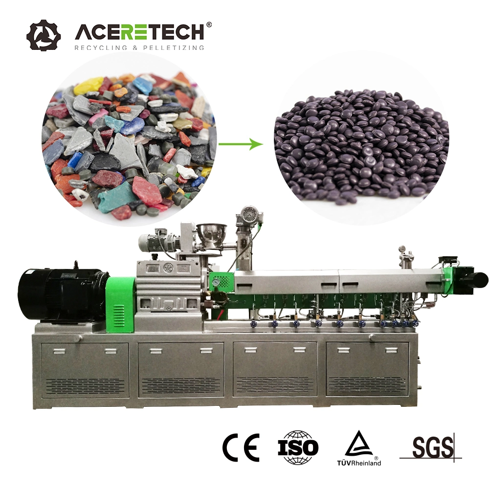 High Speed PP /PE Color Masterbatch Regrind PVC Hot-Cut PVC Granulator for Pet/BOPET Bottle Flakes Recycling
