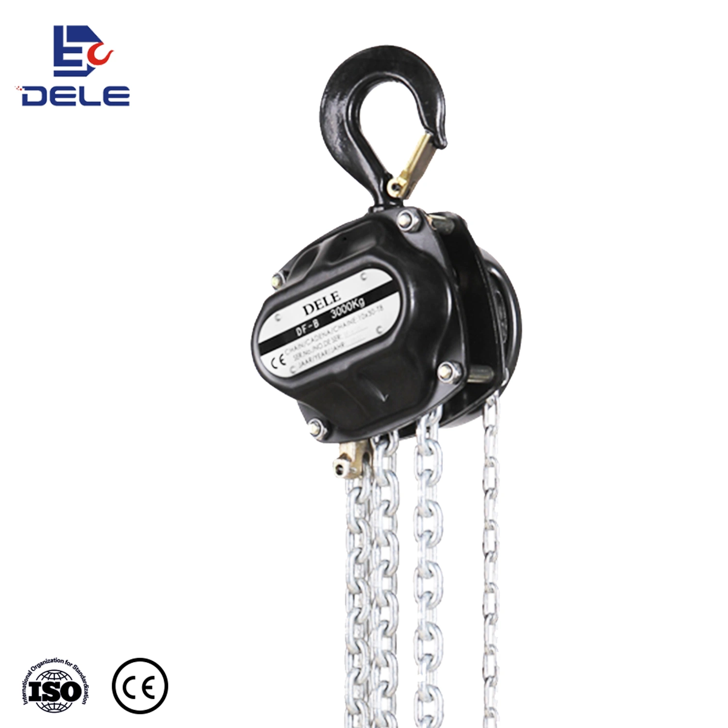 Hangzhou Dele Df Manual Hand Lifting 2ton Chain Hoist Chain