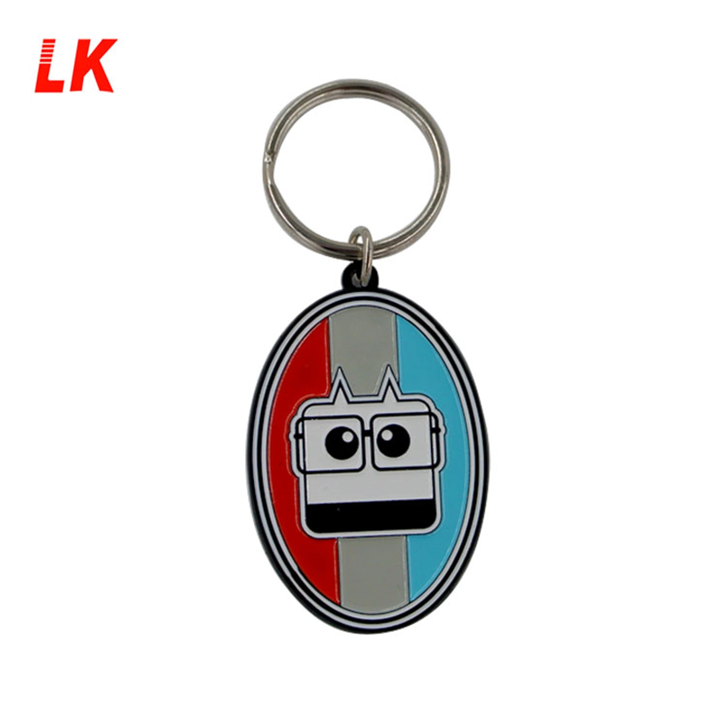 New Design Custom Metal Carton Logo Promotional Keychain