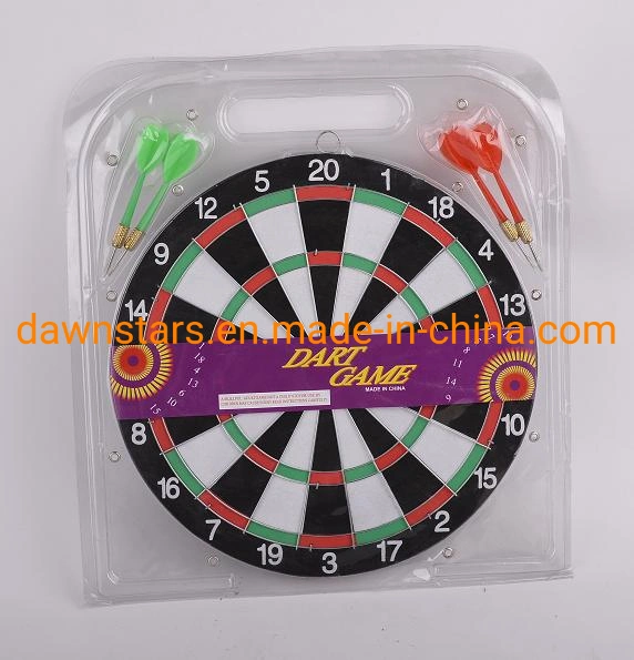 Fábrica fornecimento Custom Paper Dartboard com fio de ferro Dart in Definir