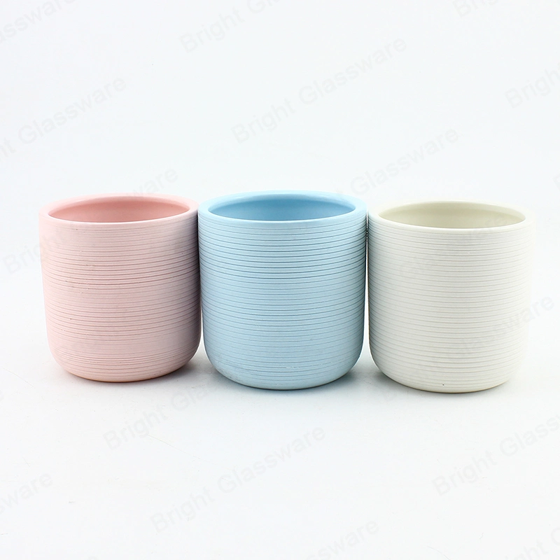 Popular Design Modern Wedding Decorative Candle Bowl Wholesale/Supplier Ceramic Candle Jar