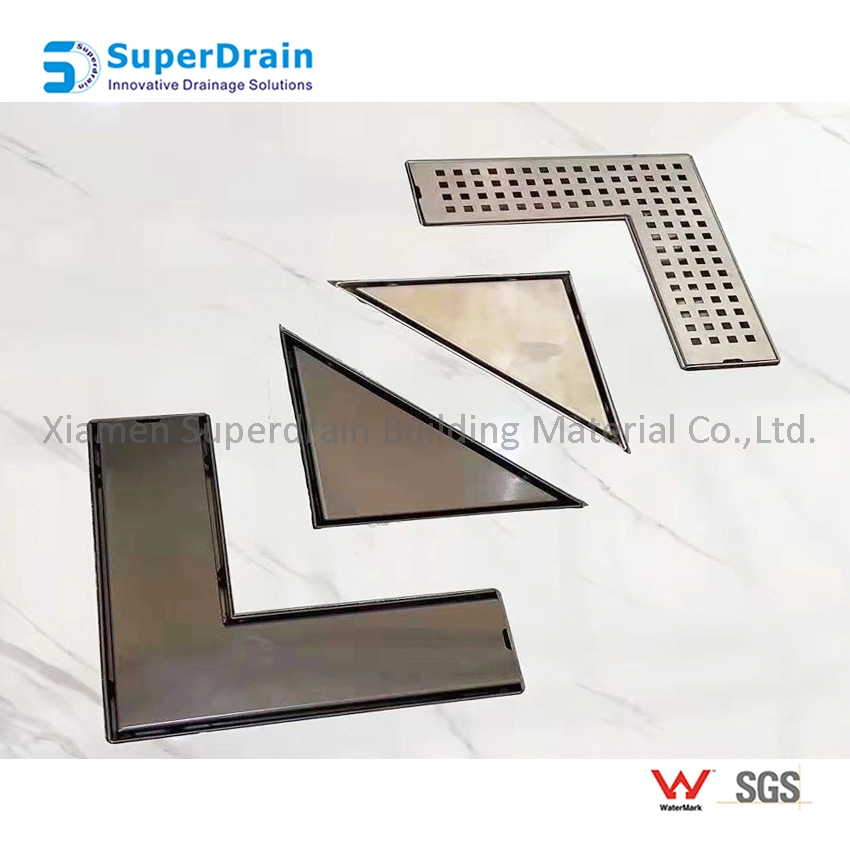 China Supplier Easy Clean Hotel Stainless Steel Linear Bathroom Shower Floor Drain