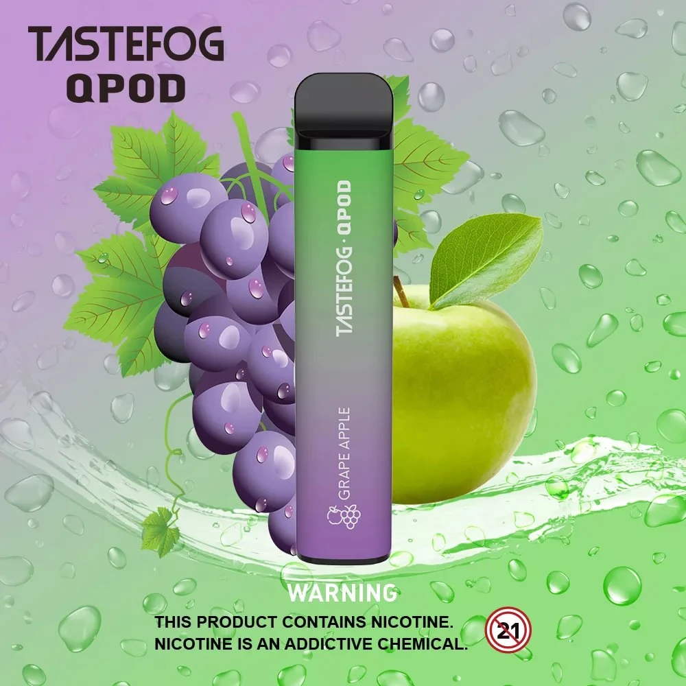 Venda por grosso Tastefog Qpod Vape descartáveis Pen 2000 Puff e cigarro