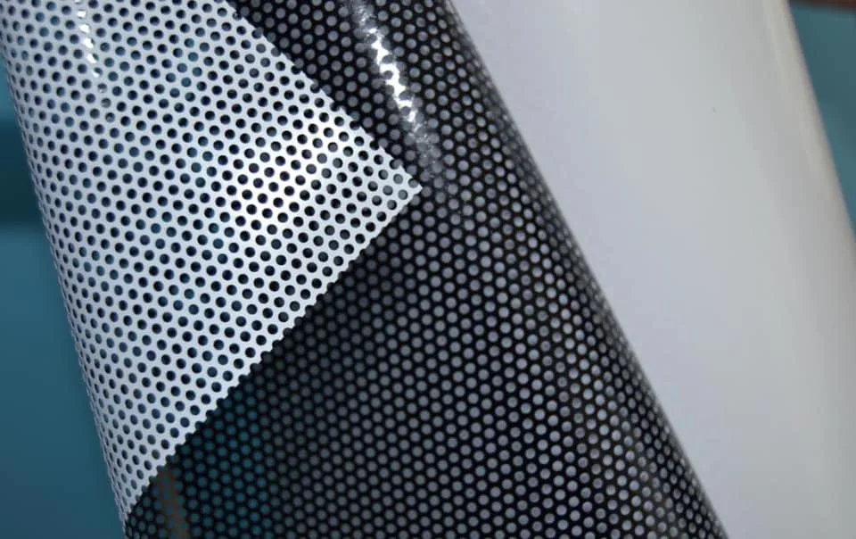 Perforated Vinyl Film for Solvent Digital Printing