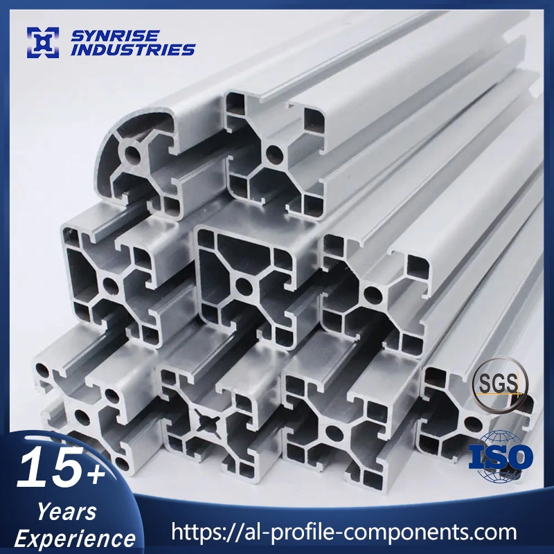 Custom 20 30 40 45 50 60 Serie Aluminiumlegierung Rahmenprofil Modulares Aluminium-Extrusionsprofil