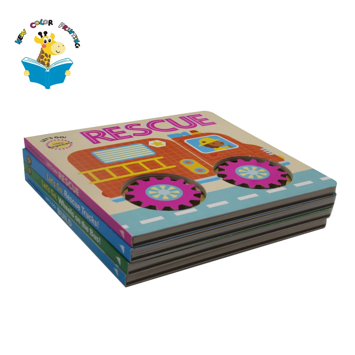 Free Sample OEM Custom Printing Children Board Book with Round Shape