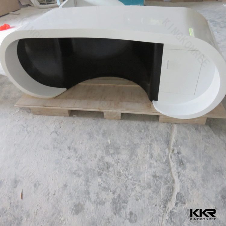 OEM Acrylic Solid Surfac Reception Desk