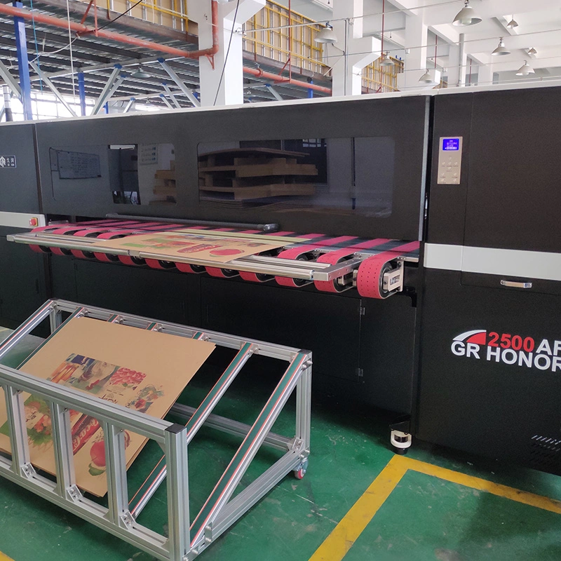 Cardboard Carton Box Digital Printing Machine  CMYK GR2508+