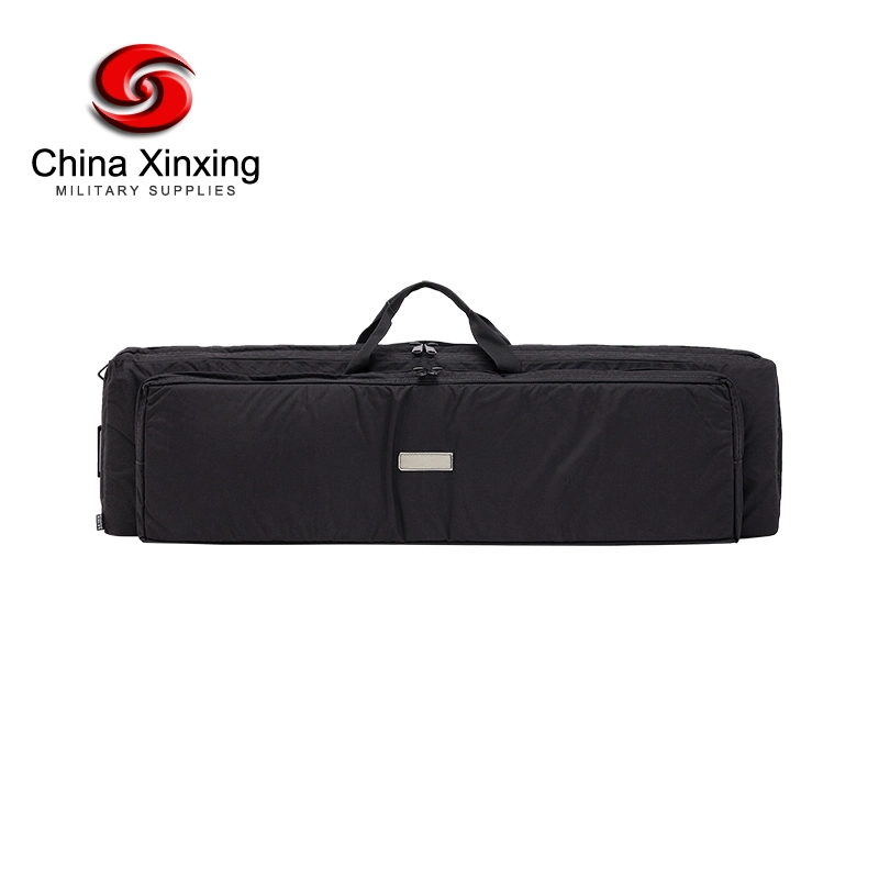 Military Tactical Weapon Carry Bags with Double Bags for Handgun 600d Polyester