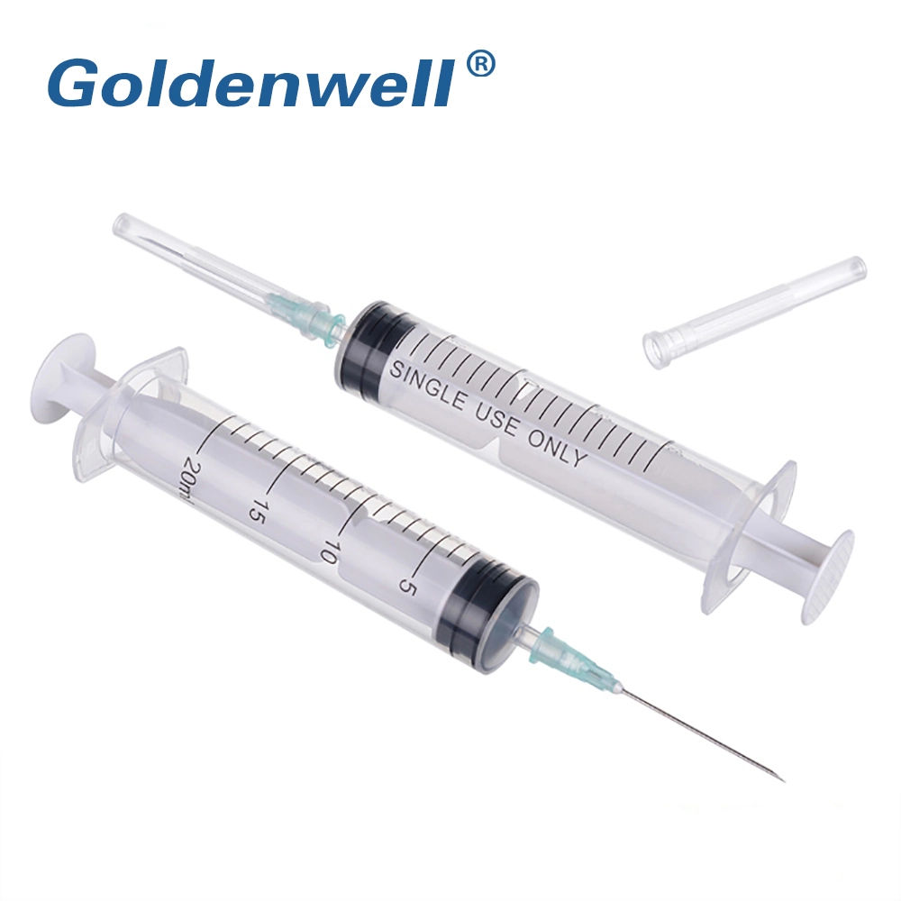 Disposable Plastic Sterile Two Parts Syringe with Needle Manufacturer