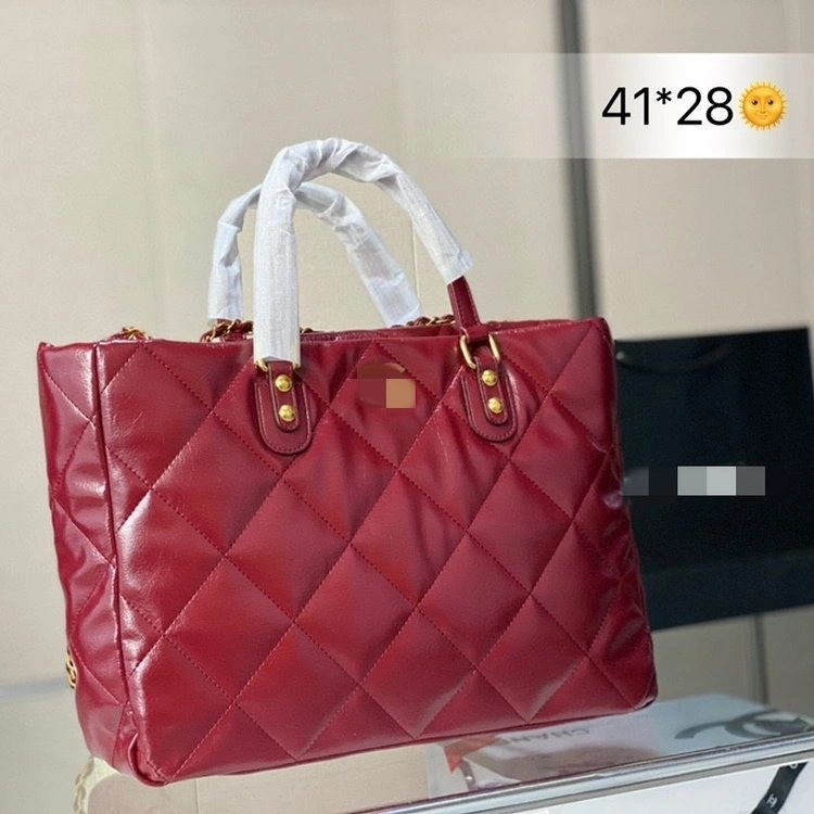 Luxury Designer Shopping Bag Diana Bamboo Top Quality Genuine Leather Bag Womens Men Tote Crossbody Fashion Shoppingbag Wallet