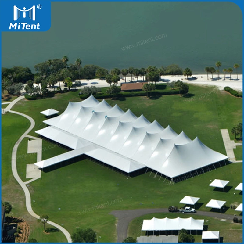 24X60m große Pyramide Pole Zelt Stahlrahmen für Messe