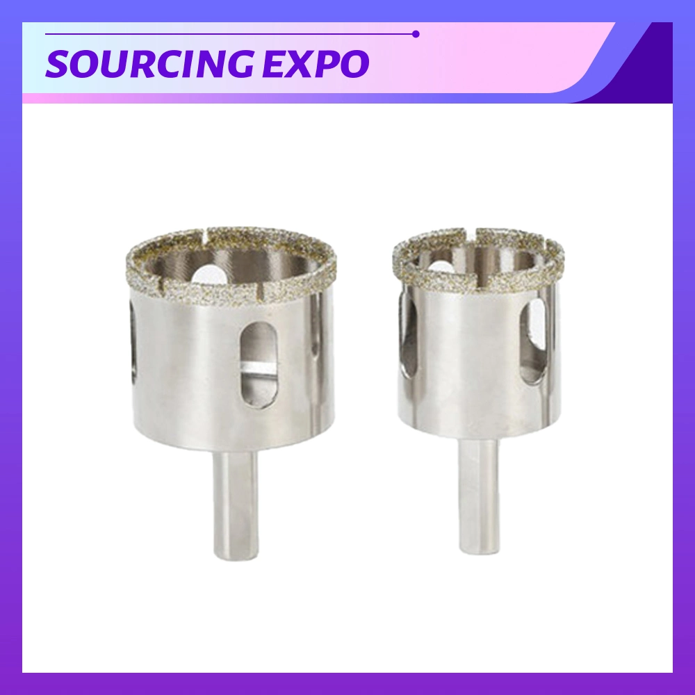 Electroplated Diamond Hole Saw Coated Drill Bit for Glass