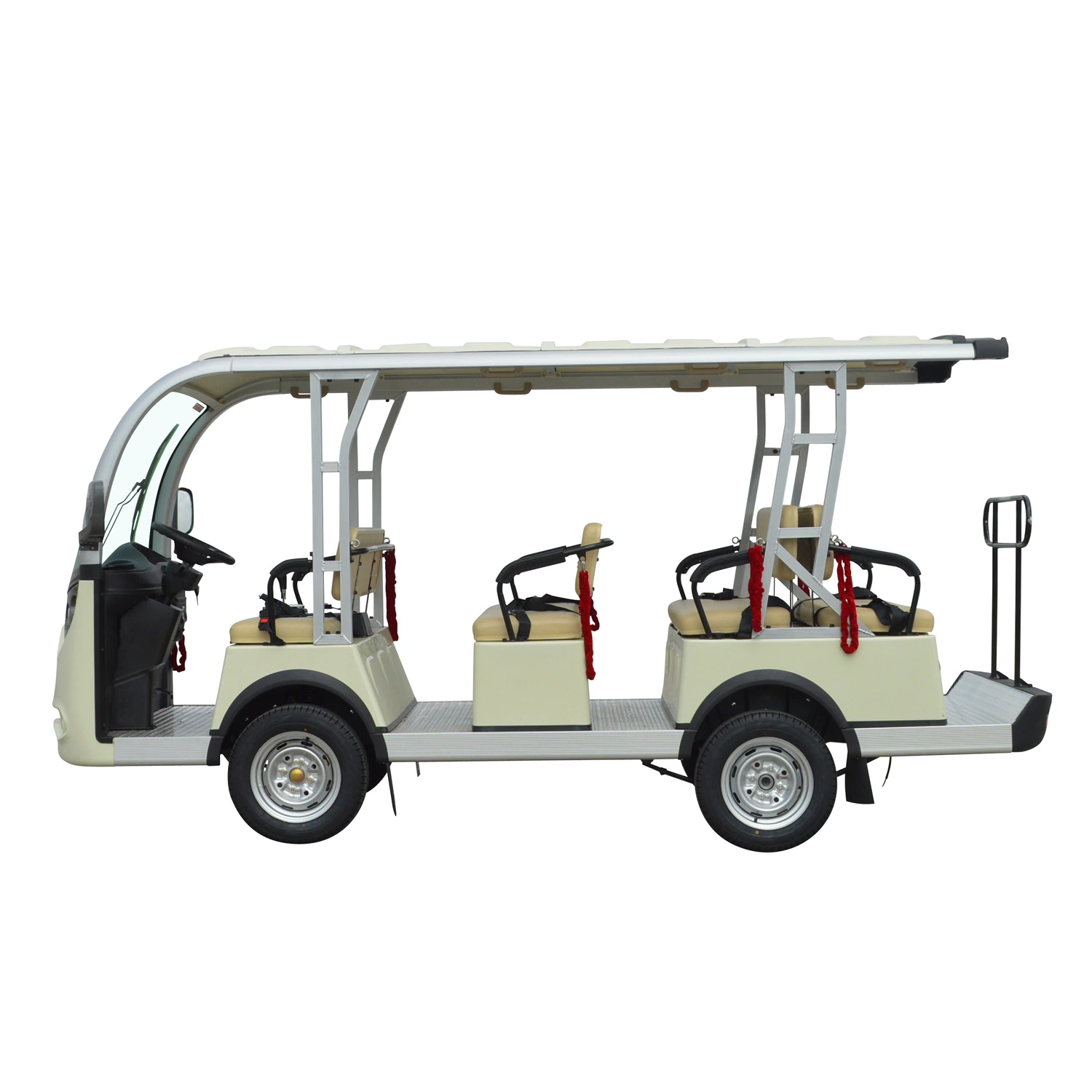 Multifunctional Aluminum Frame Comfortable Leather Seat Electric Airport Shuttle Bus Car (Lt-S8+3)