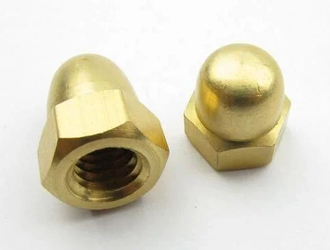 High quality/High cost performance  Hardware Original Factory Brass Phosphor Bronze Hex Cap Nut