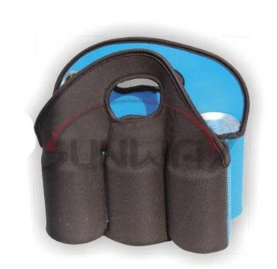 Neoprene 6-Pack Beer Bottle Tote Bag, Bottle Cooler Bag (BC0054)