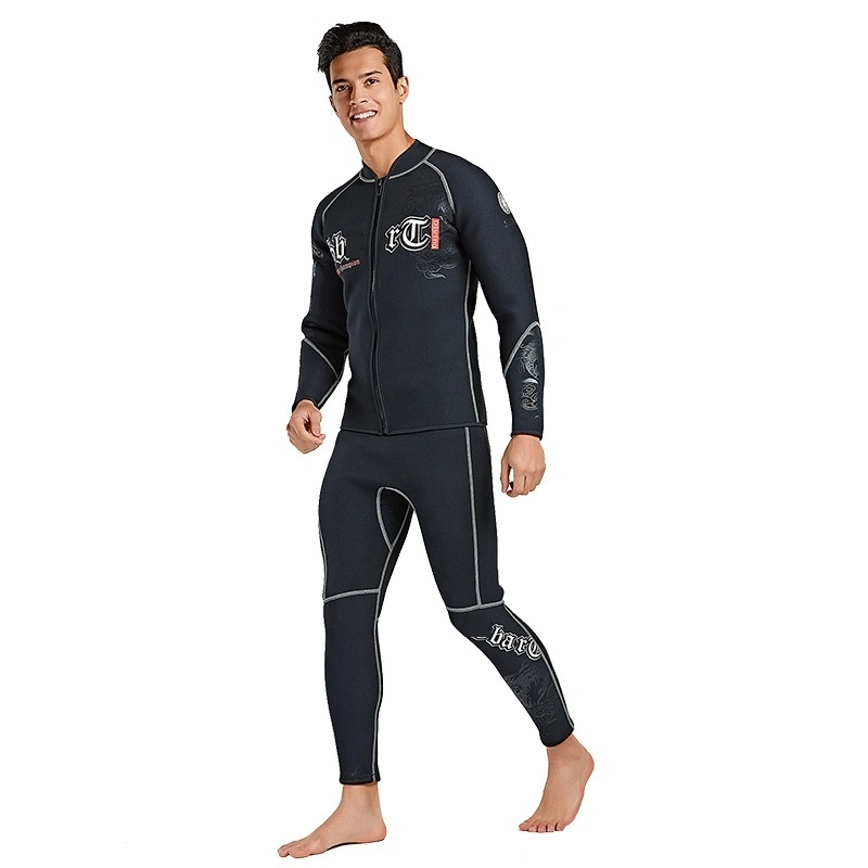 Fashion Style Samt Keep Warm Sportswear 3mm Front Zip Diving Anzug Wetsuit zum Tauchen