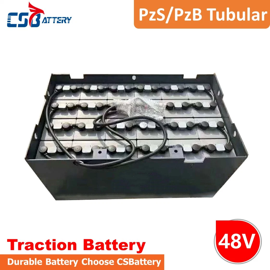 Csbattery 7pzb455 Bateria Accumulator Tubular Battery for Forklift Parts/Storage EV Forklift/Doosan/ Toyota/Hyster/Amy