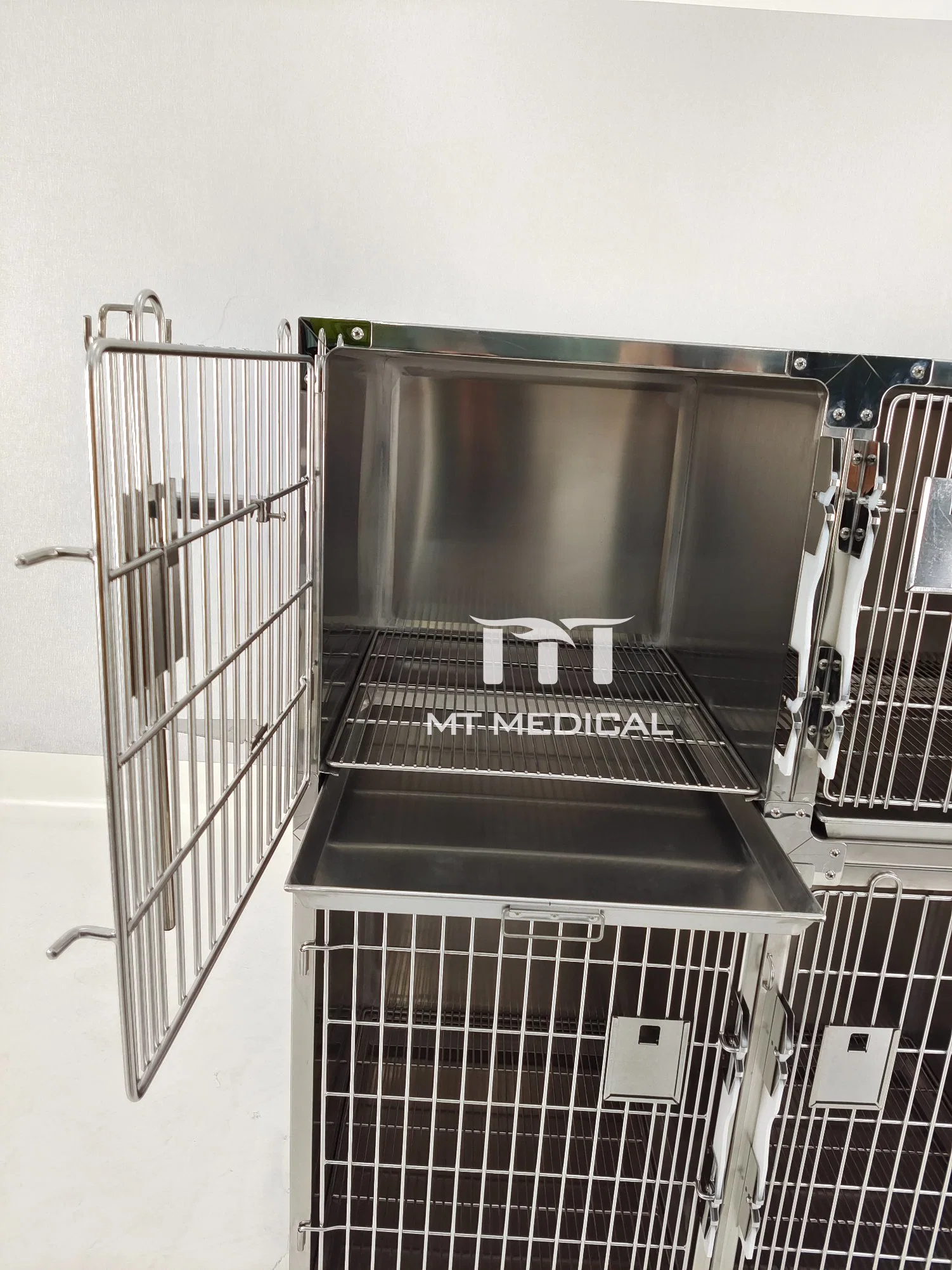 Emballage en bois Aucune Mt-Medical 1220*700*1570mm Chien de compagnie cage en acier inoxydable