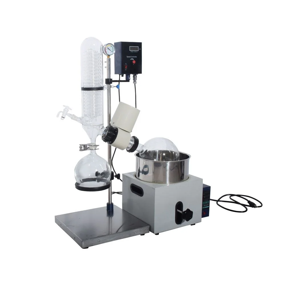 Laboratory 3L Manual Lift Rotary Evaporator Machine with Chiller and Vacuum Pump