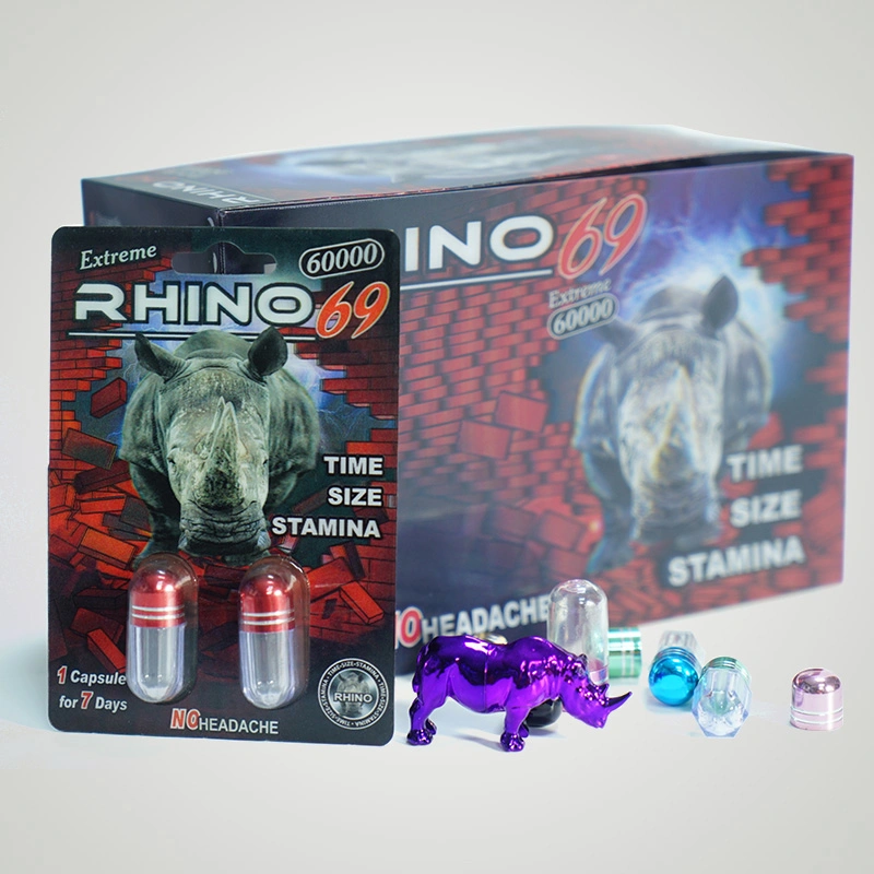 Großhandel/Lieferant Rhino Pille Verpackung Papierkarte mit Display-Box