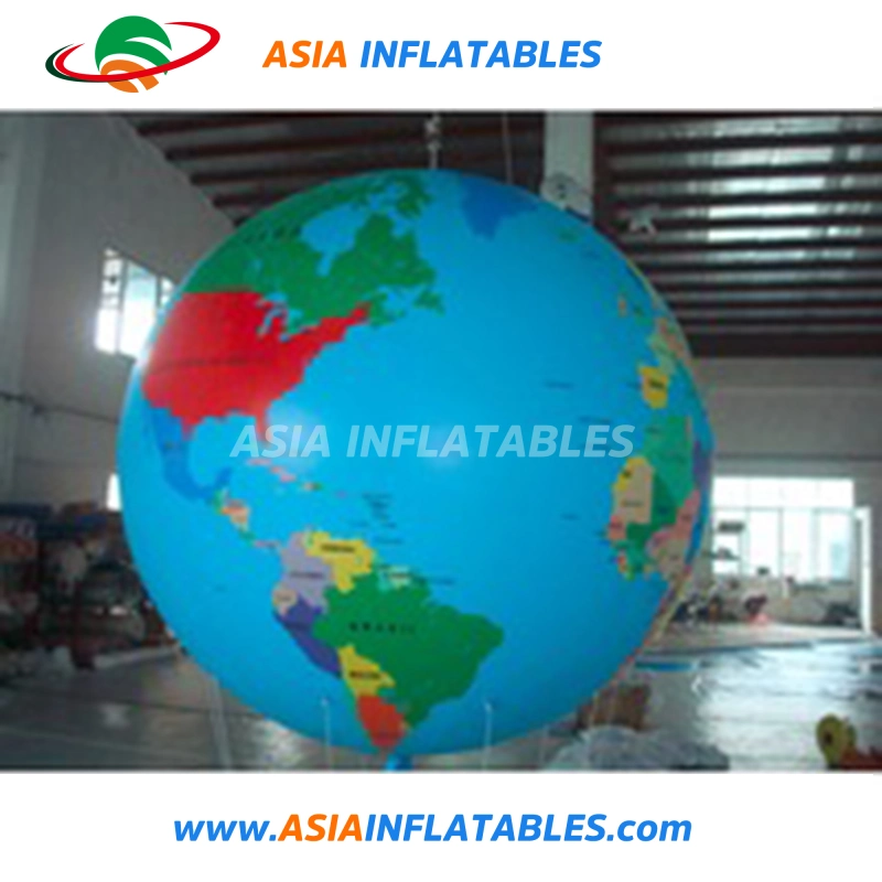 Advertising Inflatable Earth Helium Balloon for Show Inflatable Globe