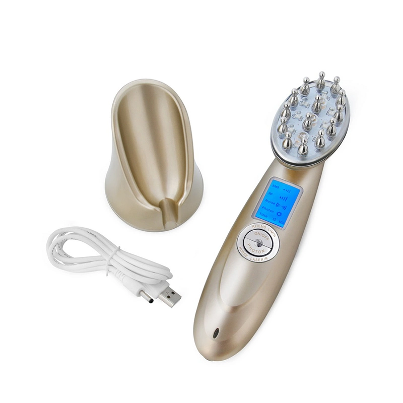 EMS Hair Growth Care Laser Hair Light Therapy Hair Massage Brush Comb