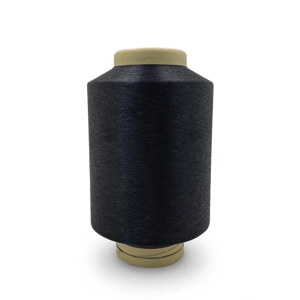 Factory Eco Friendly 100% Recycle Poly Grs DTY 150d Yarn 1/150 50g Polyester AA Grade Tshirt Yarn for Circular Knitting Socks