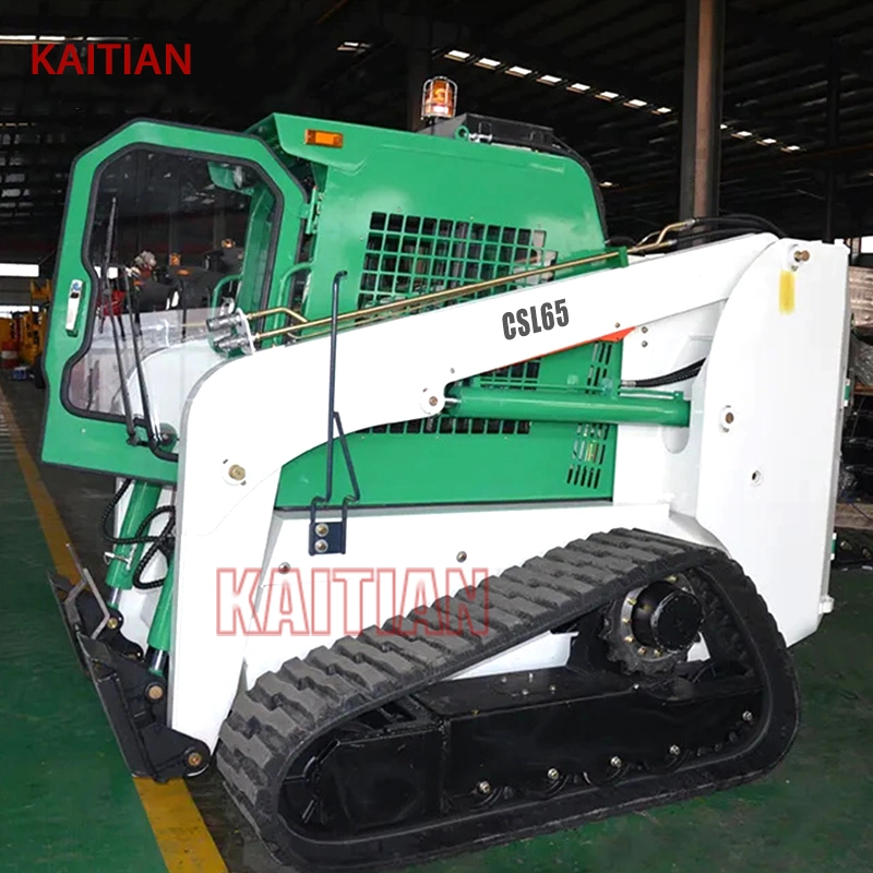 Earthmoving Machinery Farm Useful Hydraulic Joystick EPA Diesel Engine Loader Mini Skid Steer CSL65