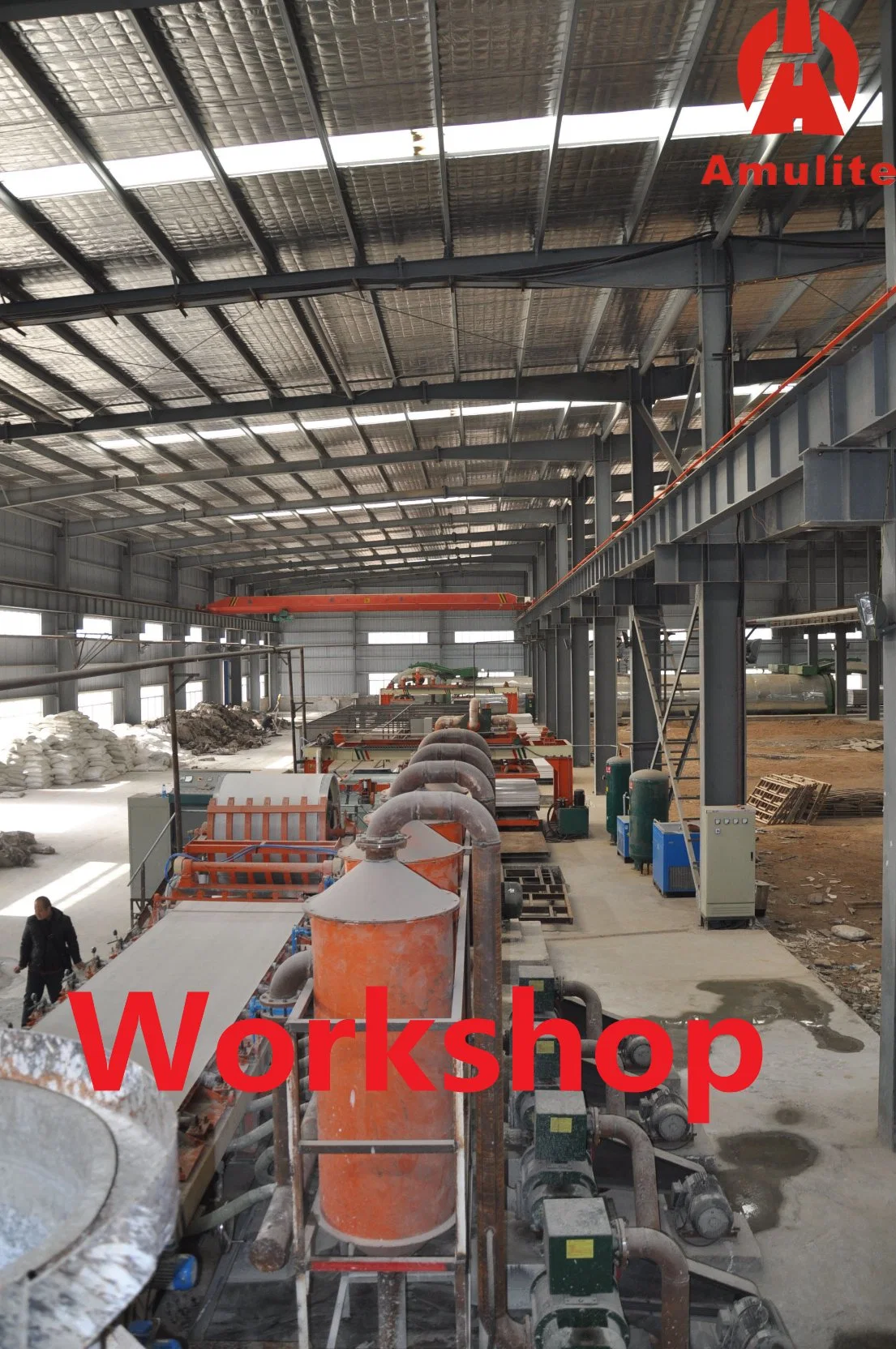 Amulite Fiber Cement Board Production Line Ourself Factory and Equipment