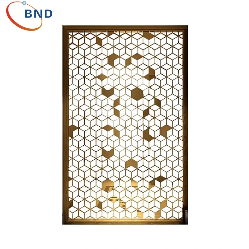 Eco-Friendly Art Wall Screen Panel Custom Abstract Decorative Partitions for Hotel Living Room Furniture Security Fencing