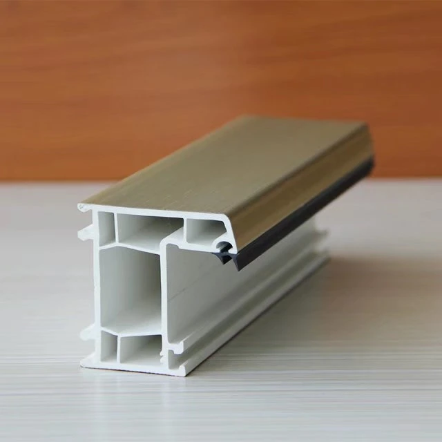 White and Color PVC Profile 65mm Frame and Sash /UPVC Profile /Plastic Raw Building Materials