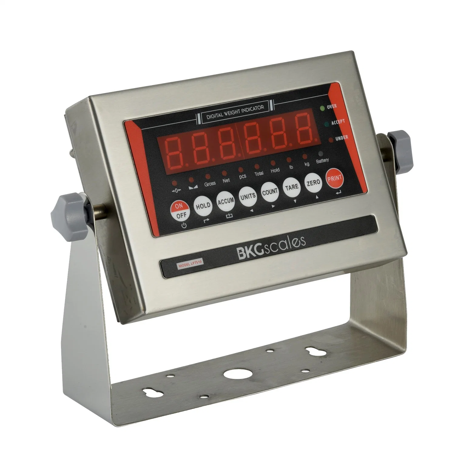 Locosc American Plug Green Display with RS232 Livestock Scales Stainless Steel Weighing Indicator