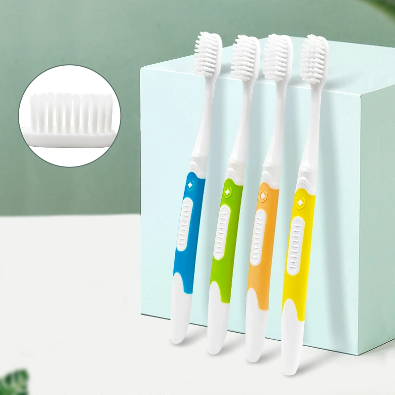 Best Selling Slender Handle Personal Care Adult Super Soft Bristle Toothbrush