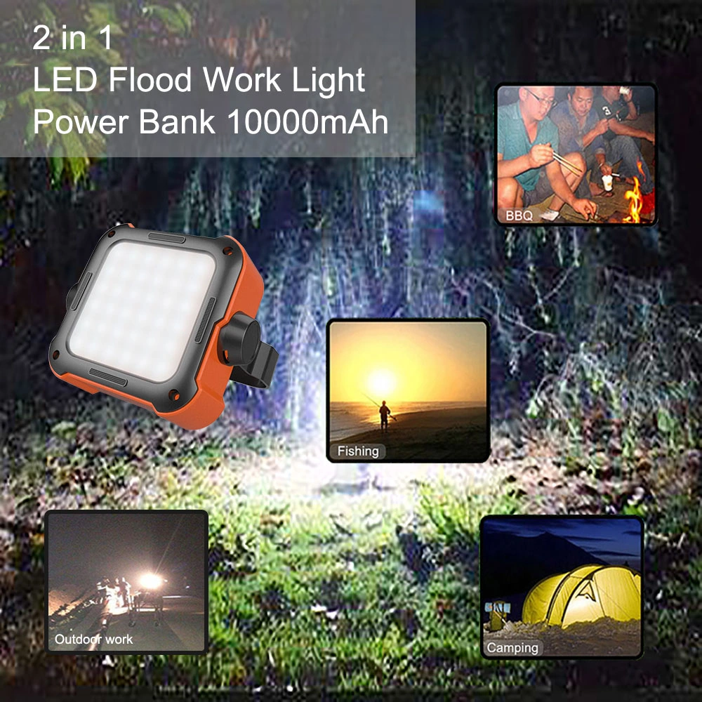 Outdoor Portable Emergency LED Camping Light with Magnet for Hiking Tents Flashlights