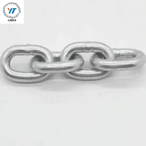 2mm-26mm Electric Galvanized DIN766 Short Link Chain