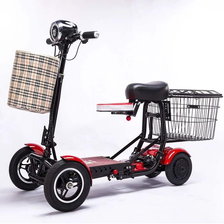 4 колеса с двумя электродвигателями мобильности с электроприводом складывания скутер Велосипед для взрослых