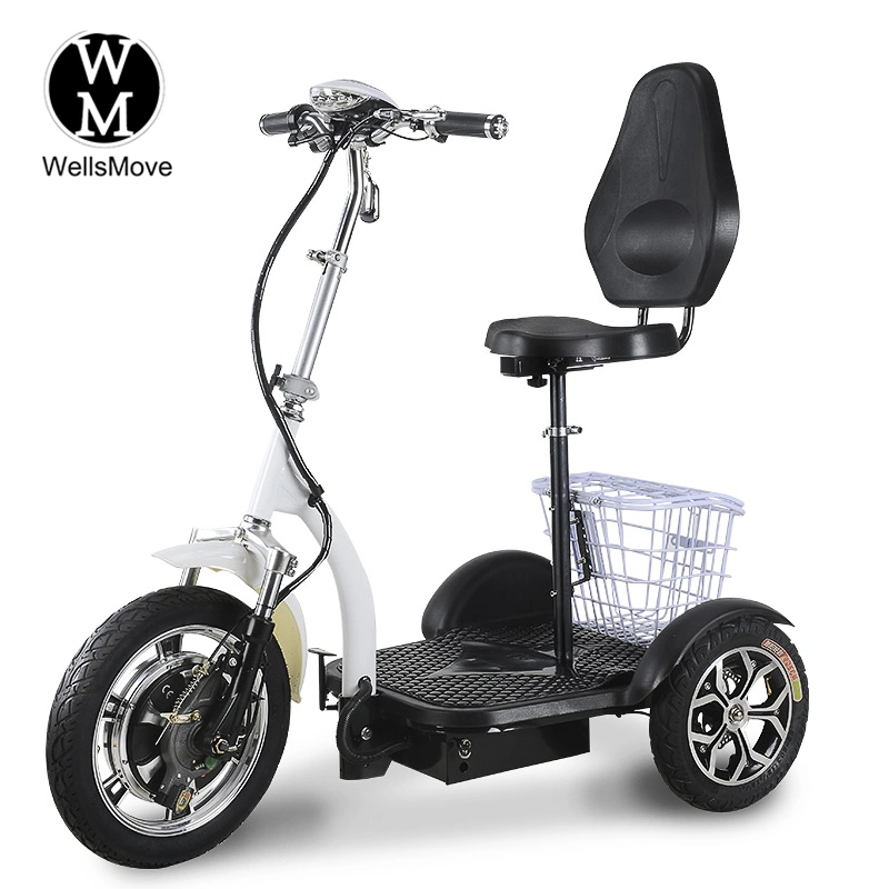 Zappy original de fábrica 500W 800W de 3 ruedas Scooter de movilidad eléctrica Trike discapacitados discapacitados en silla de ruedas Scooters