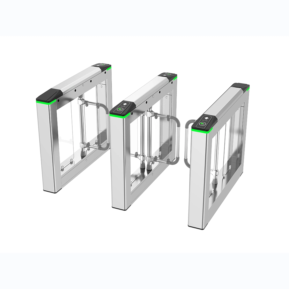 Electronic Automatic Security Swing Flap Barrier Turnstile Gates Stainless Steel Swing Gate Bester Smart 2 Years Indoor / Outdoor