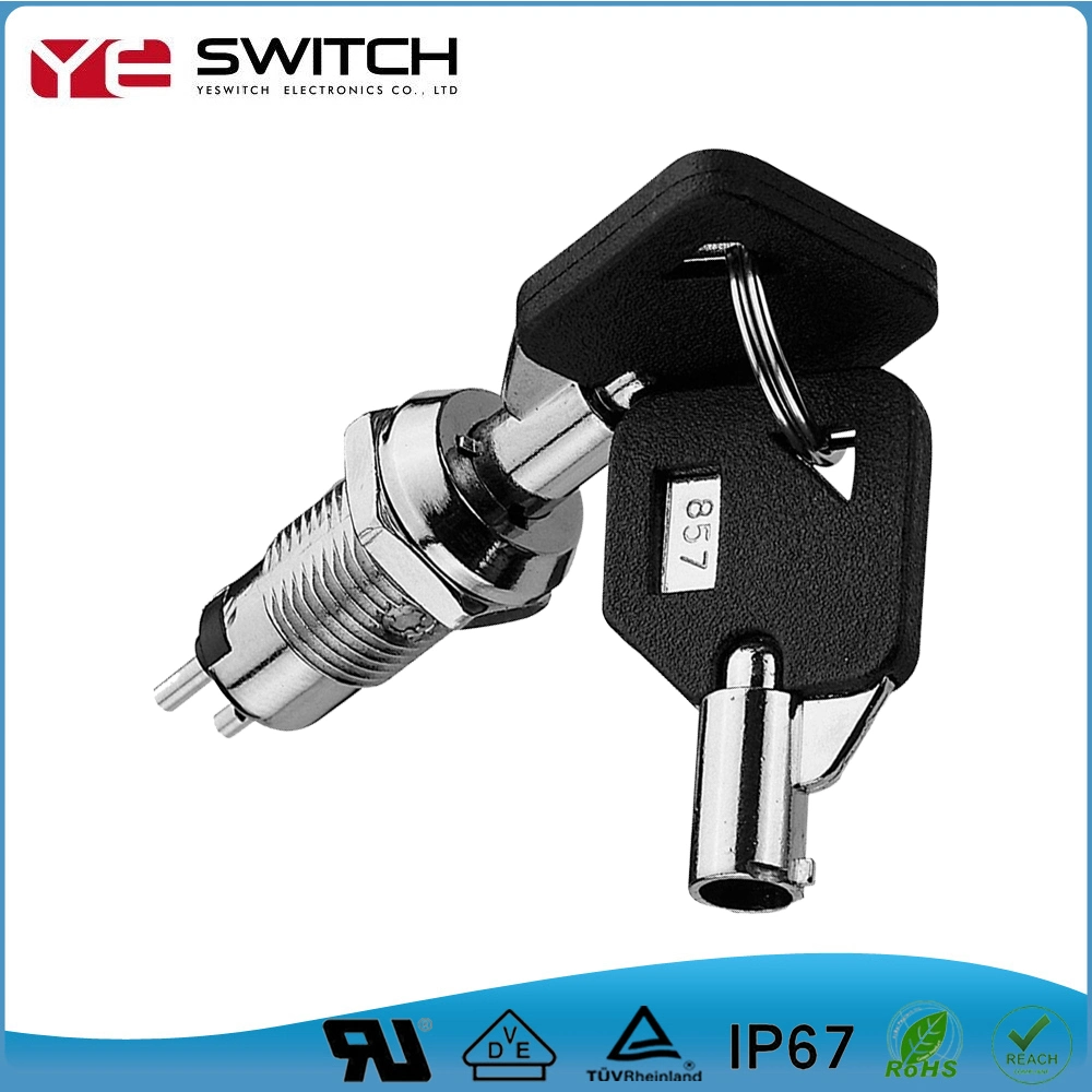 Plastic Cover 12mm Micro Key Switch Lock