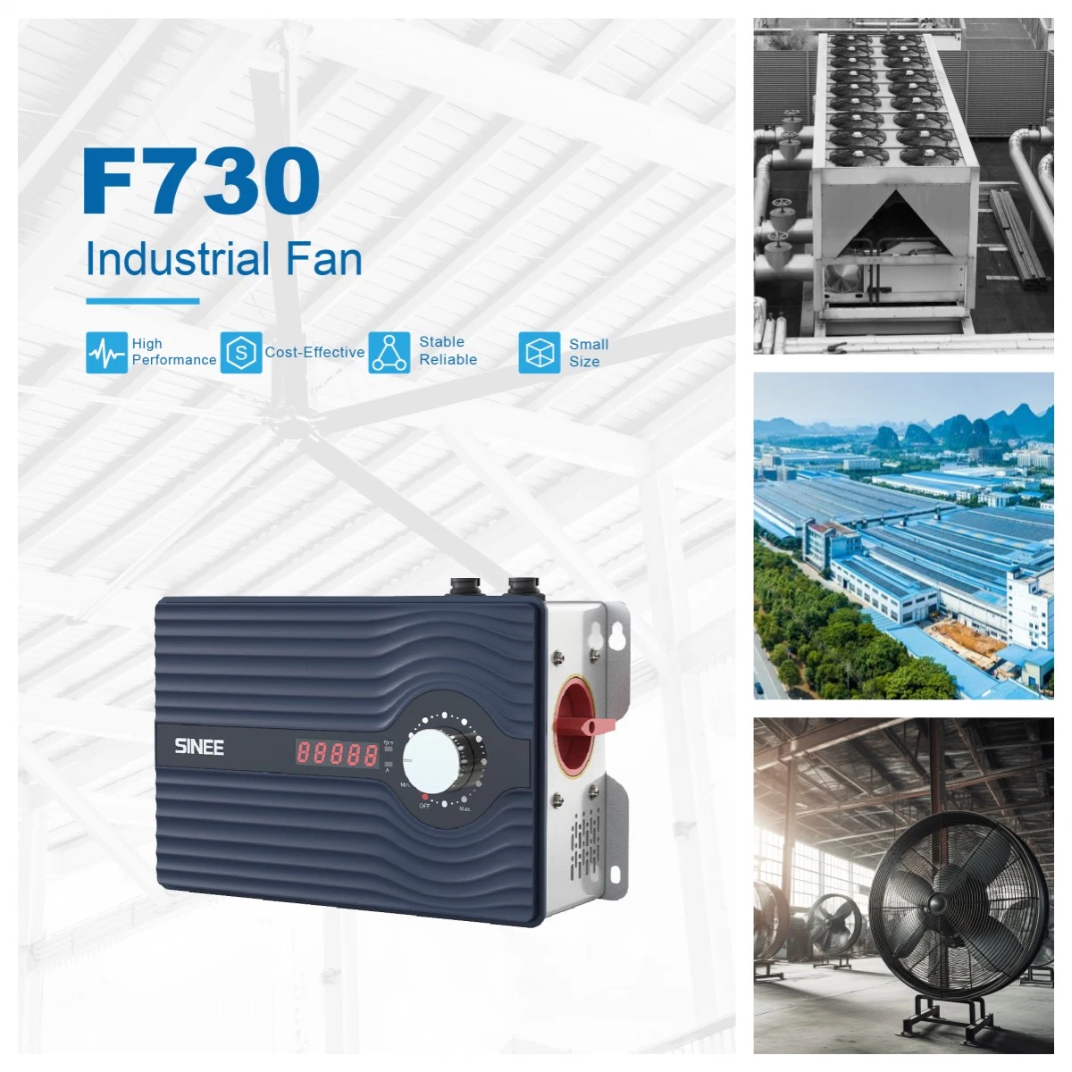 Integrated VFD Variable Frequency Inverter AC Drives for Industrial Fan