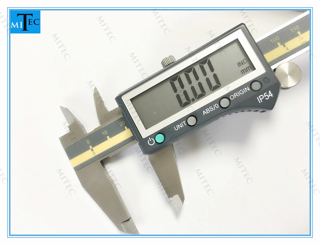 0-150mm IP54 absolut großer Bildschirm digitaler Messschieber 0-6“