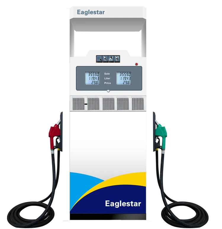Eaglestar Eg3 Doppeldüsen 2 Kraftstoffprodukte Benzinpumpe Gasverteiler für die Tankstelle