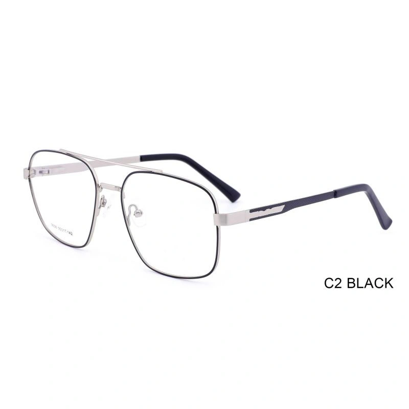 9008 Square Eyeglass Frames Metal Eyeglasses Frames